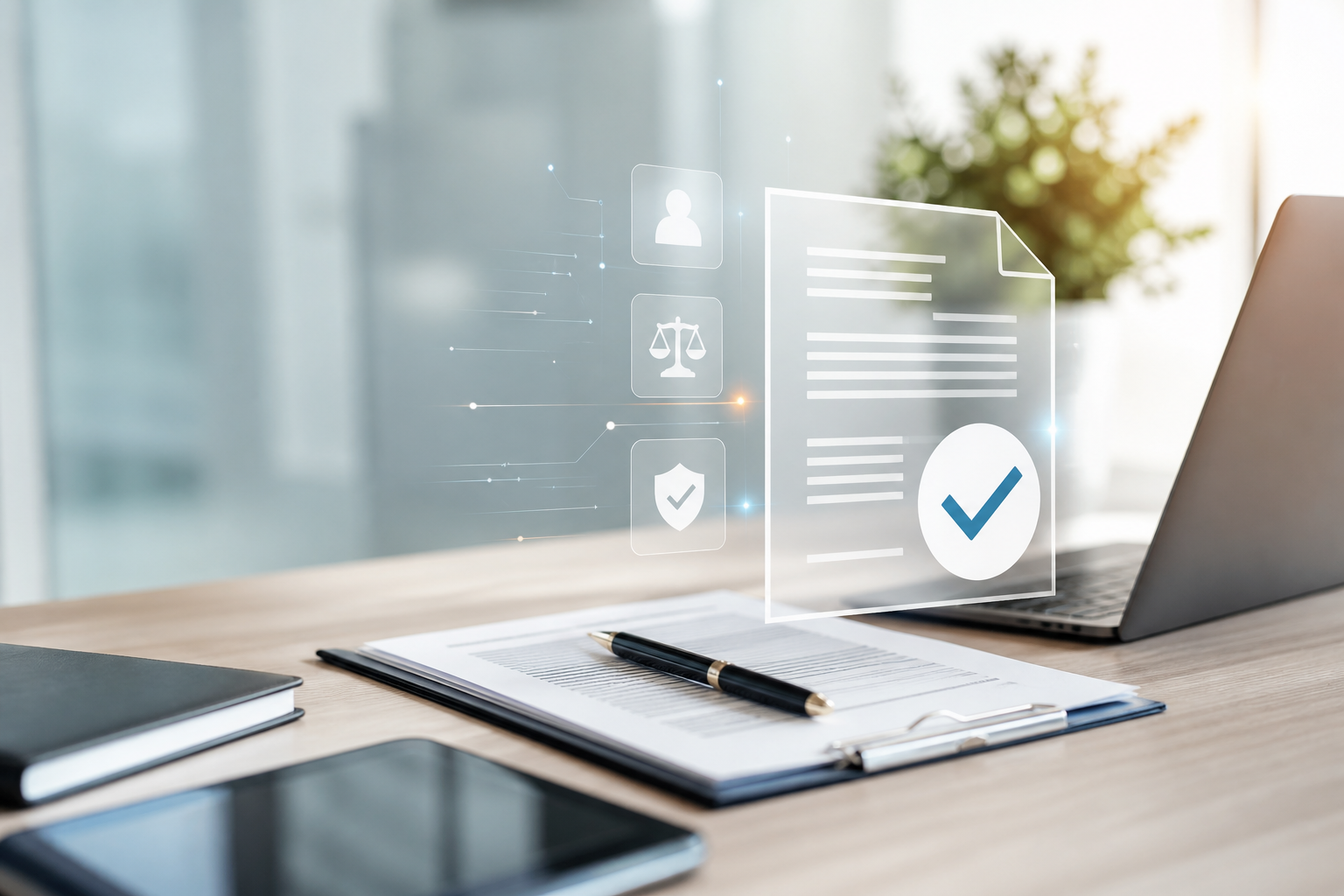 Business service agreement documents with technology tools
